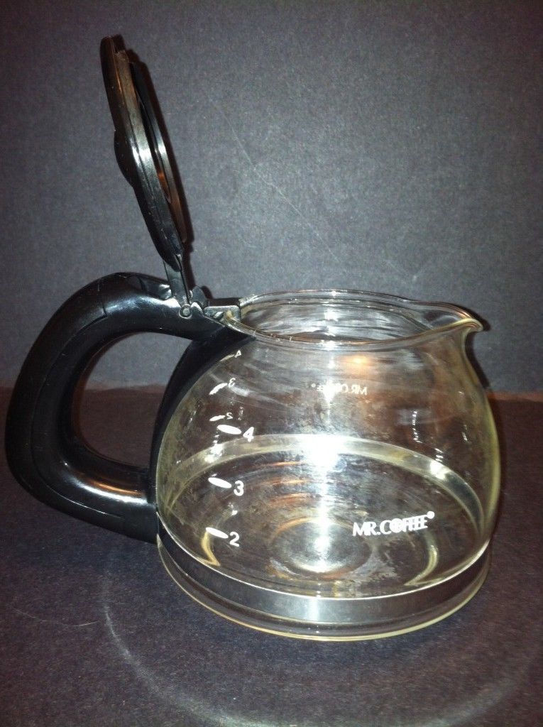 MR COFFEE replacement coffee maker pot pourer server 4 cup carafe black