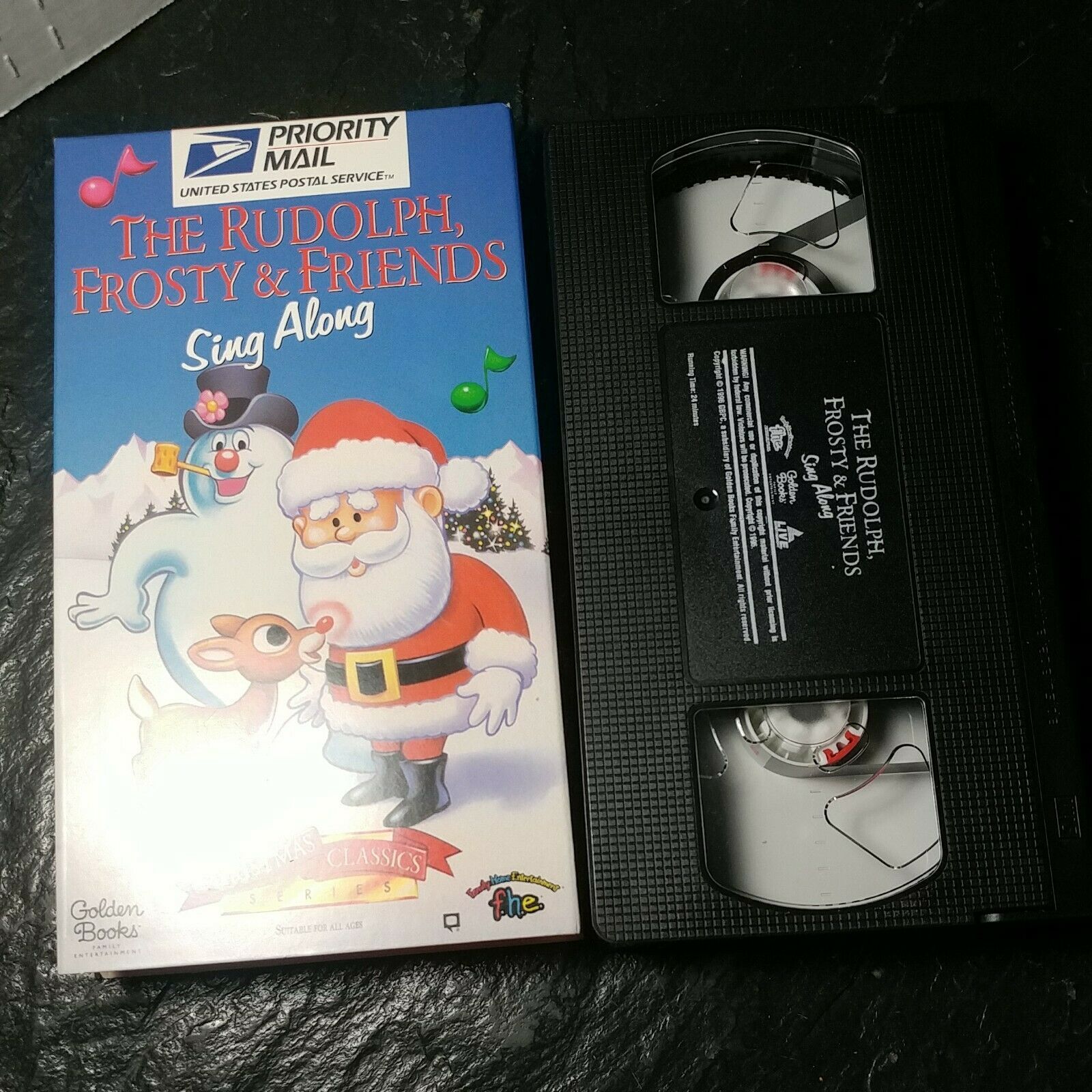 Rudolph Frosty & Friends Sing Along VHS Video Tape Christmas Songs ...