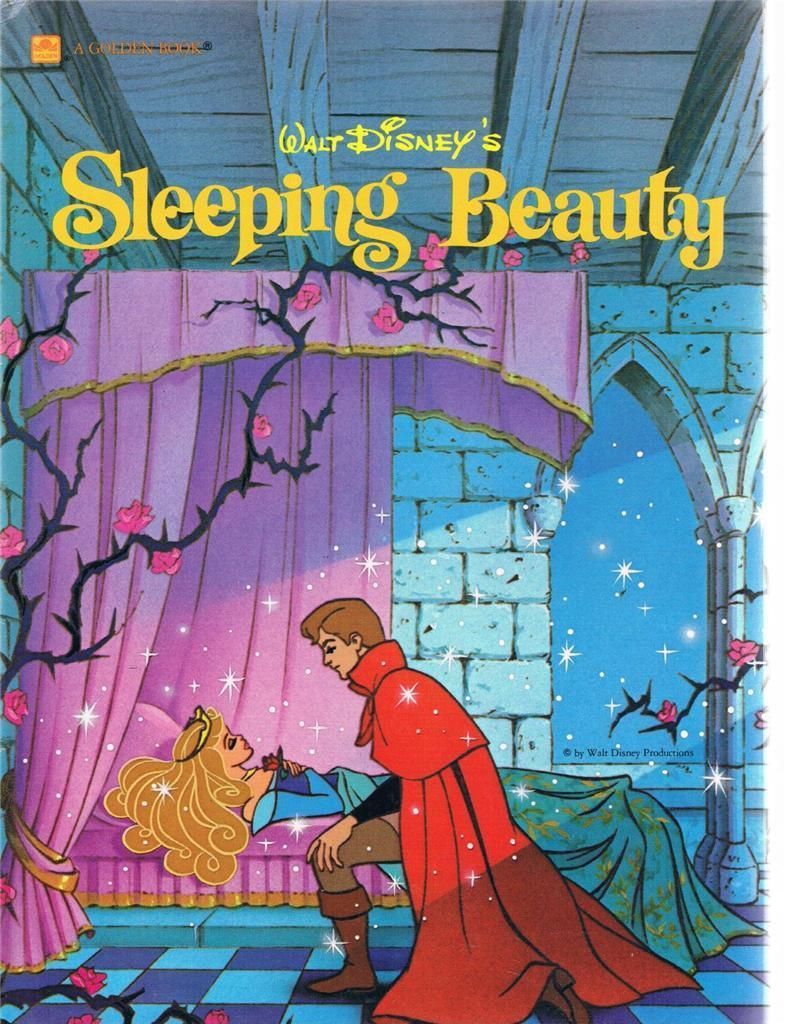 Vintage Golden Book - SLEEPING BEAUTY - 1986 - Disney - Antiquarian ...