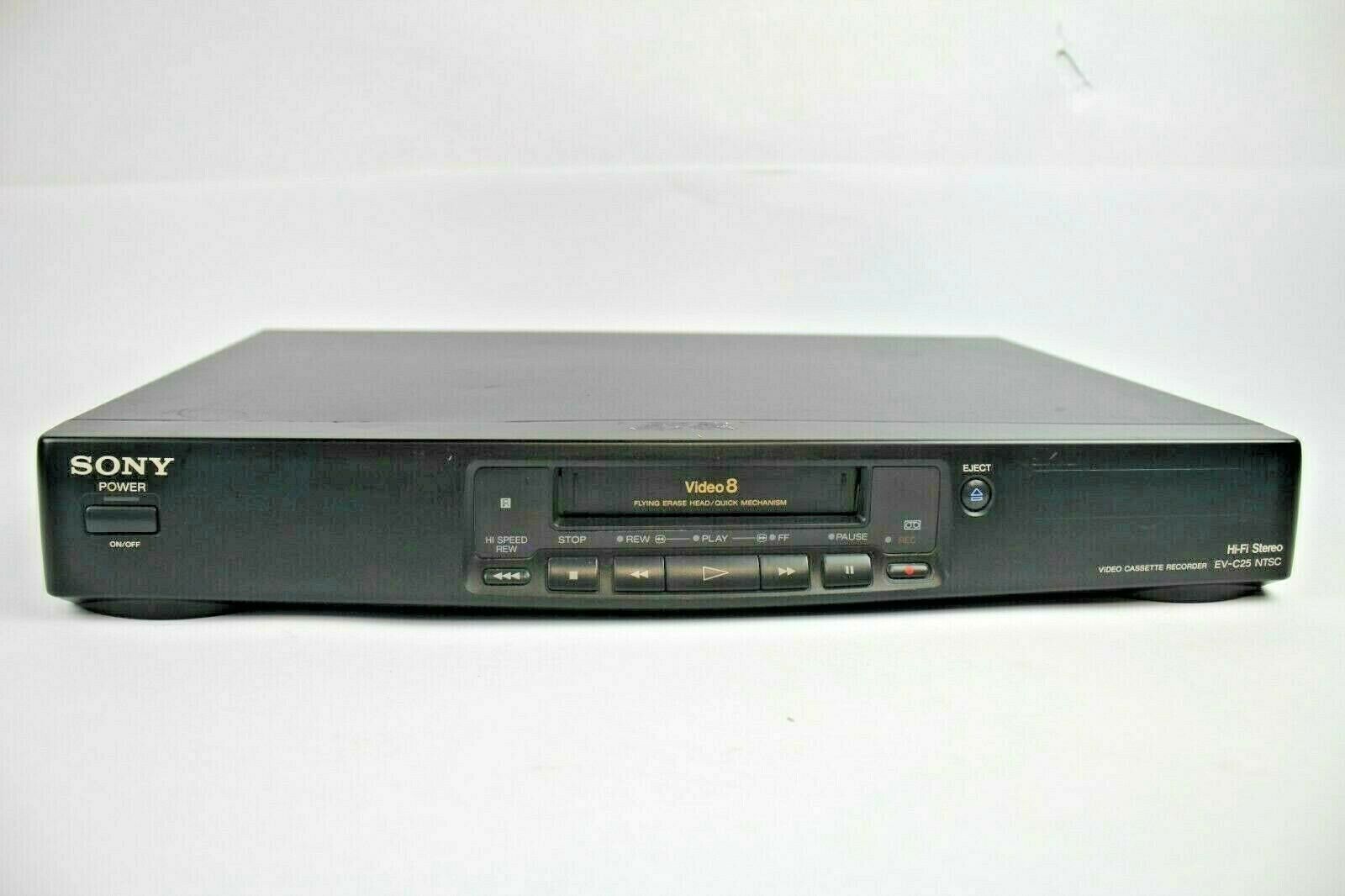 sony EVC25 NTSC 8mm video8 analog VCR Vintage Audio & Video