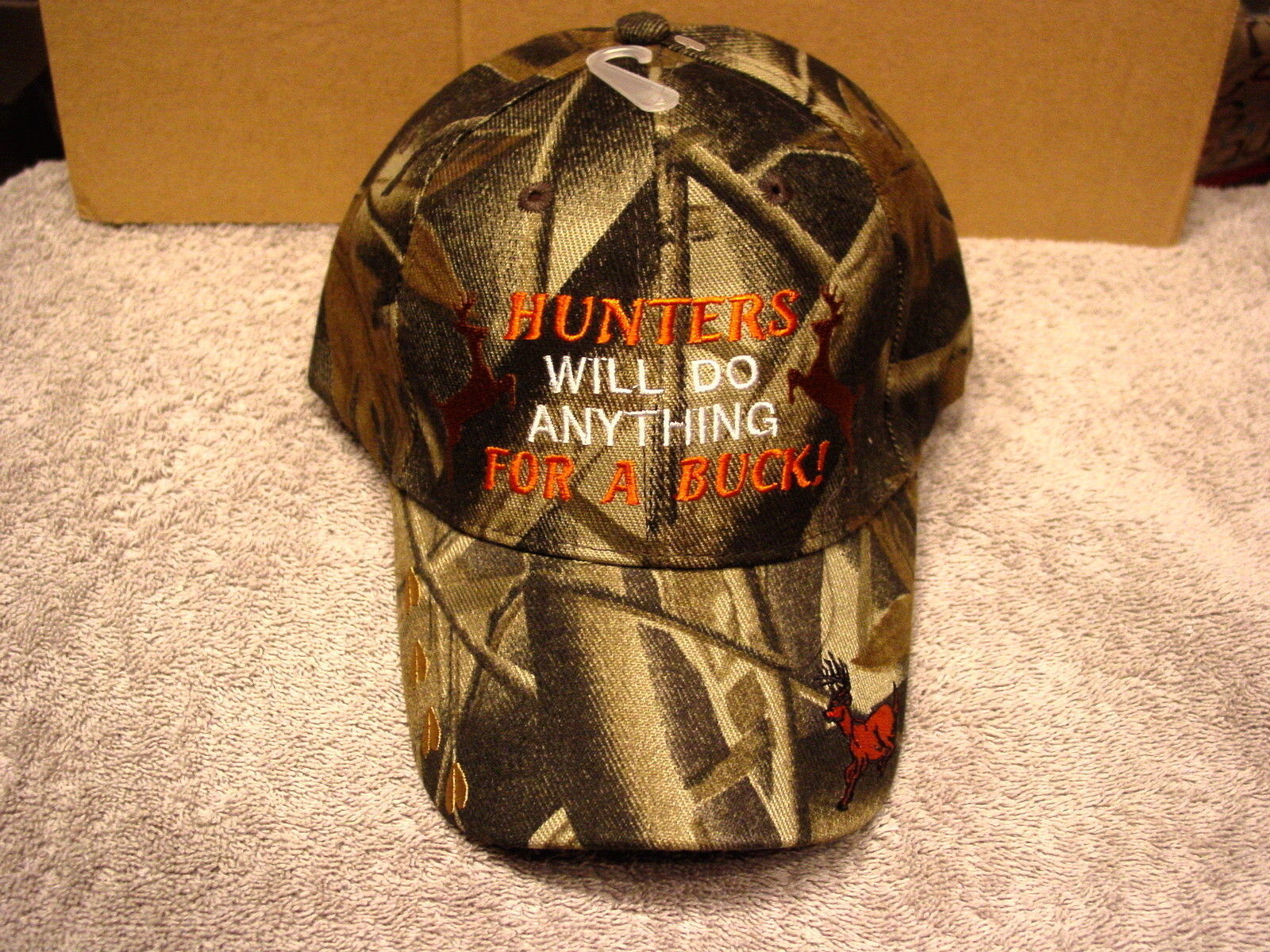 HUNTING HUNTER DEER BASEBALL CAP ( CAMOUFLAGE ) - $11.65