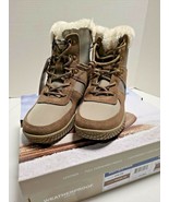 Weather Proof Chloe Short Fur Lined Leather Boot Womens 9 - $36.62