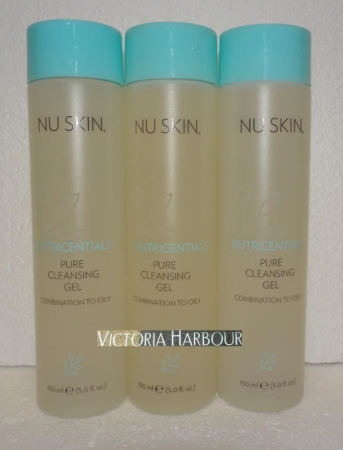 Three pack: Nu Skin Nuskin Nutricentials To Be Clear Pure Cleansing Gel 150ml x3
