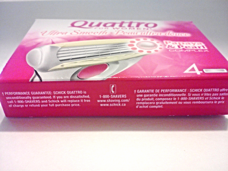 New Schick Quattro For Women Ultra Smooth Razor Blade Refill Cartridges