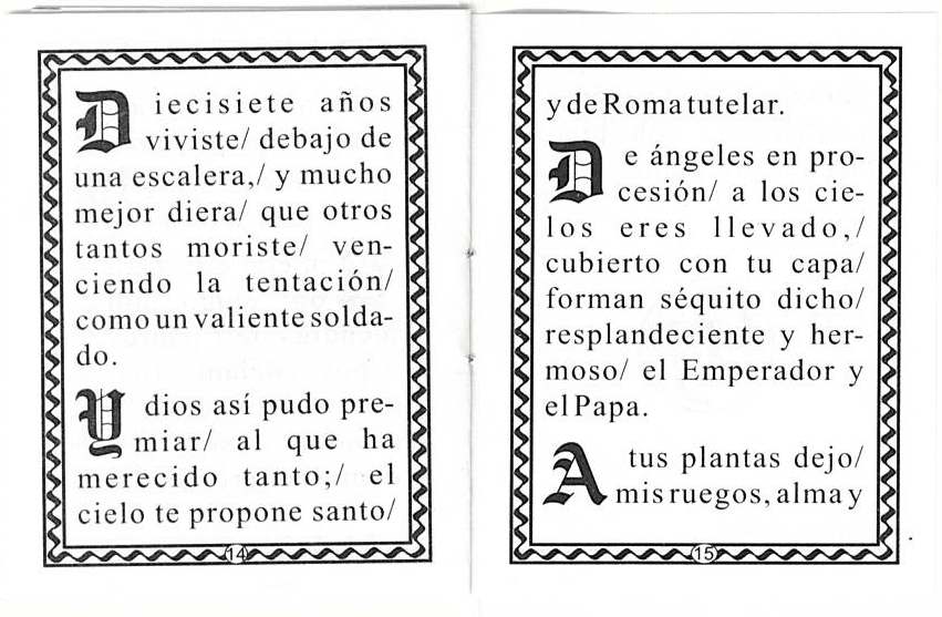 Oraciones A San Alejo Spanish Oracion