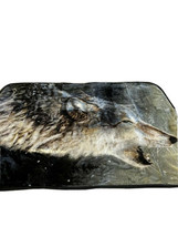 Northwest Vintage Wolf Howl Plush Reversible Throw Blanket Ascending Son... - $69.29