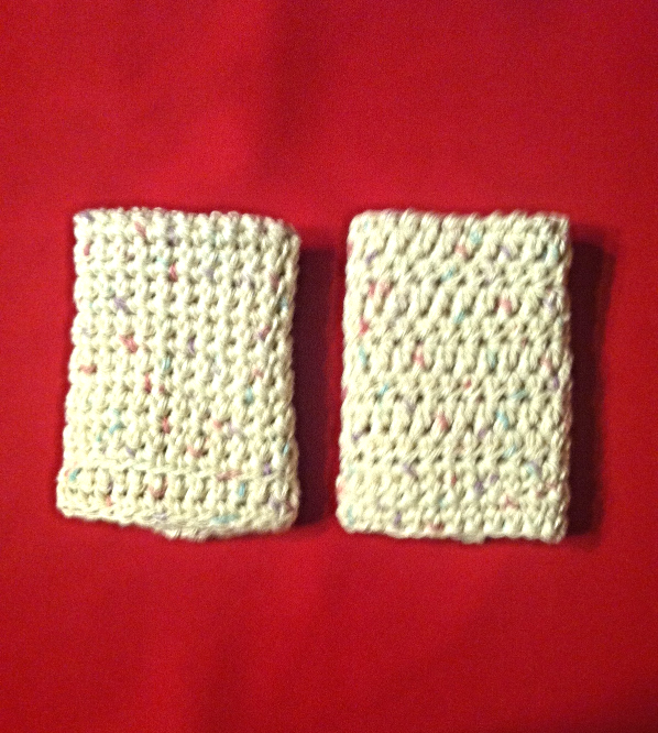 Large Handmade Dishcloths Crocheted USA Cotton by the Pair Towels