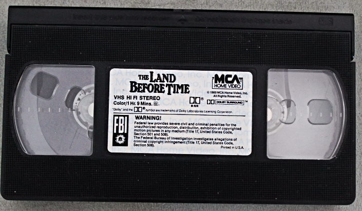 The Land Before Time Vhs Tape And 13 Similar Items