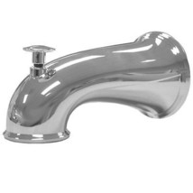 6 in. Deco Front Diverter Tub Spout in Chrome - $14.88