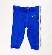 Nike Stock Vapor Pro Game Football Pant Men&#39;s Large Blue White CI3771-494 - $14.40