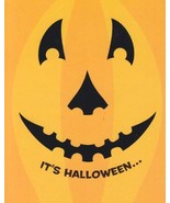 Greeting Halloween Card &quot;It&#39;s Halloween&quot; Let the Fun Be-grin - $1.50