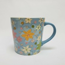 Starbucks Coffee Blue Spring Floral Flowers Mug Cup 2005 - $34.60