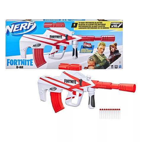 Nerf Fortnite B-Ar Motorised Dart Blaster | NERF | US