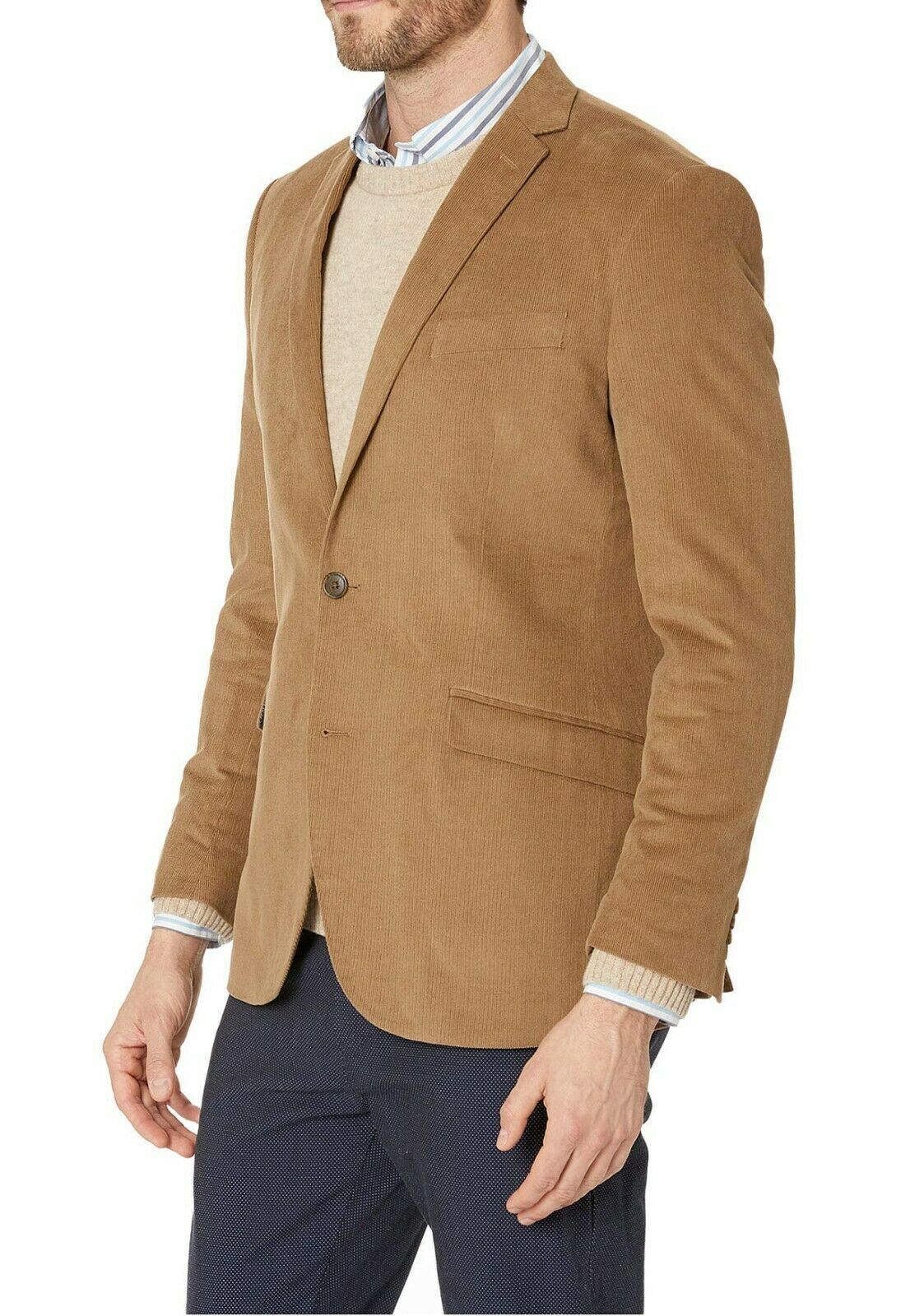NEW MENS UNLISTED BY KENNETH COLE TAN CORDUROY SPORT COAT JACKET 36 REG ...