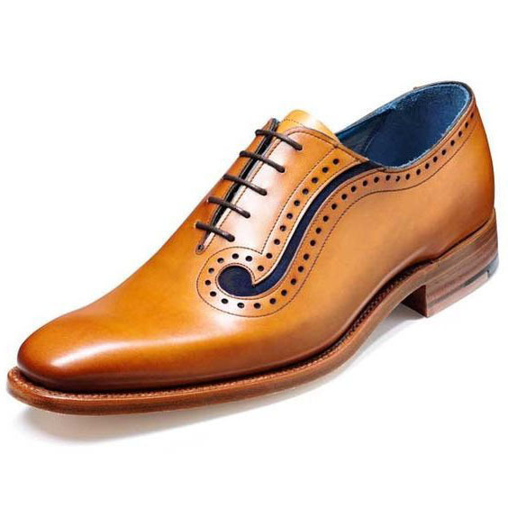 NEW Handmade Men's New Tan Color shoes, Men Brogue Lace Up Leather Fashion Shoes