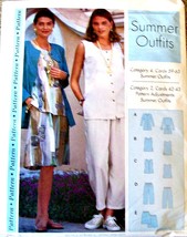 Women's Summer Outfits Pattern, Sizes 4 - 22, Sewing Step-by-Step # 012-052-134 - $10.00
