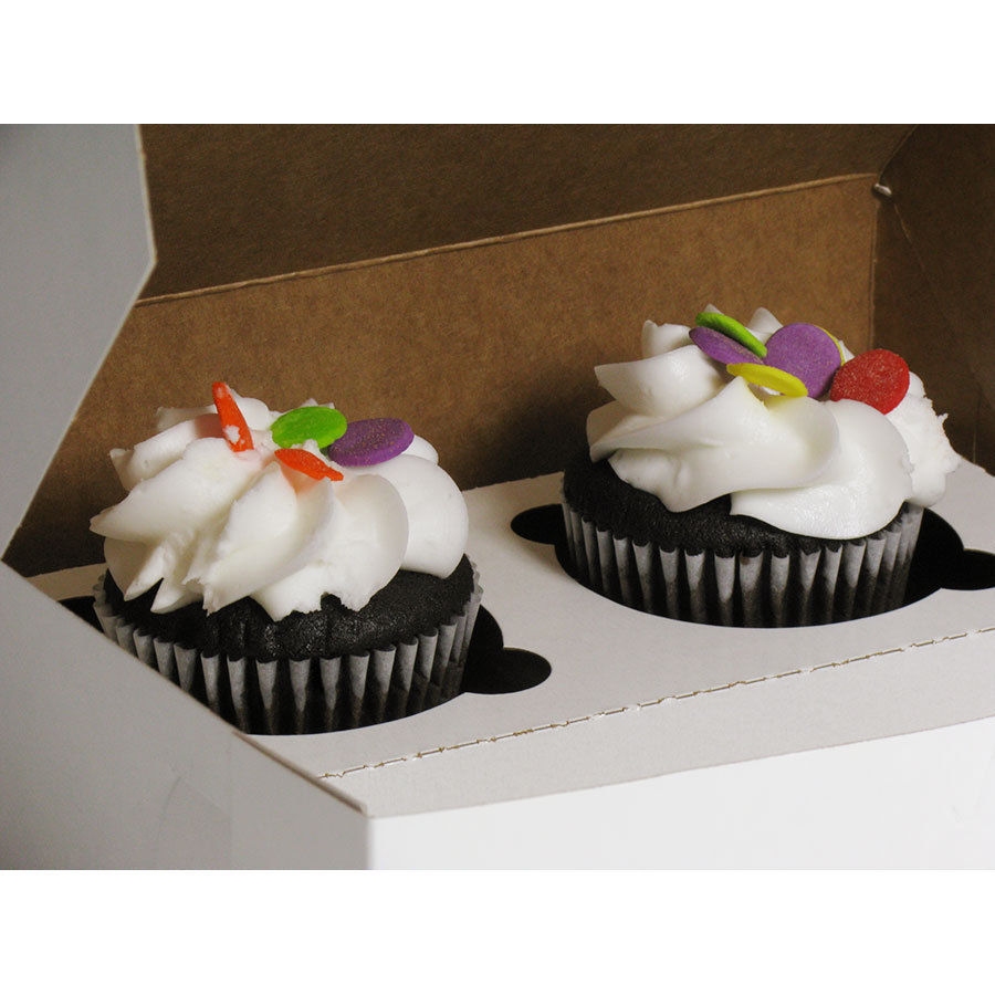 Cupcake Insert - Standard size- Holds 2 Cupcakes 200 holders PER CASE HOLDS 400 - $34.40