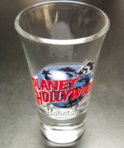 Planet Hollywood Honolulu Tall Flared Style with Heavy Base Logo on Clear Glass - $7.99