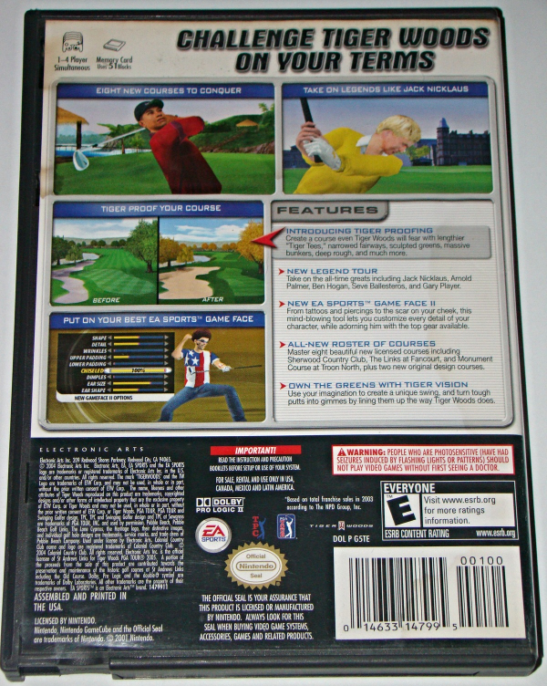 Nintendo GAMECUBE - Tiger Woods PGA Tour 2005 (Complete with Manual ...