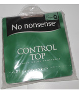 No Nonsense Control Top Premium Nylon PantyhoseTan, Reinforced Toe 113, ... - $4.53