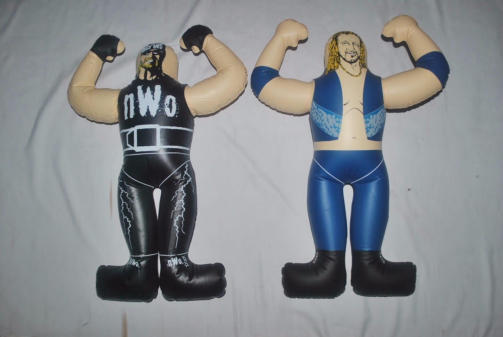 Wcw Wrestling Diamond Dallas & Hulk Hogan 26 Tall Inflatable Toy WWE WWF NWO
