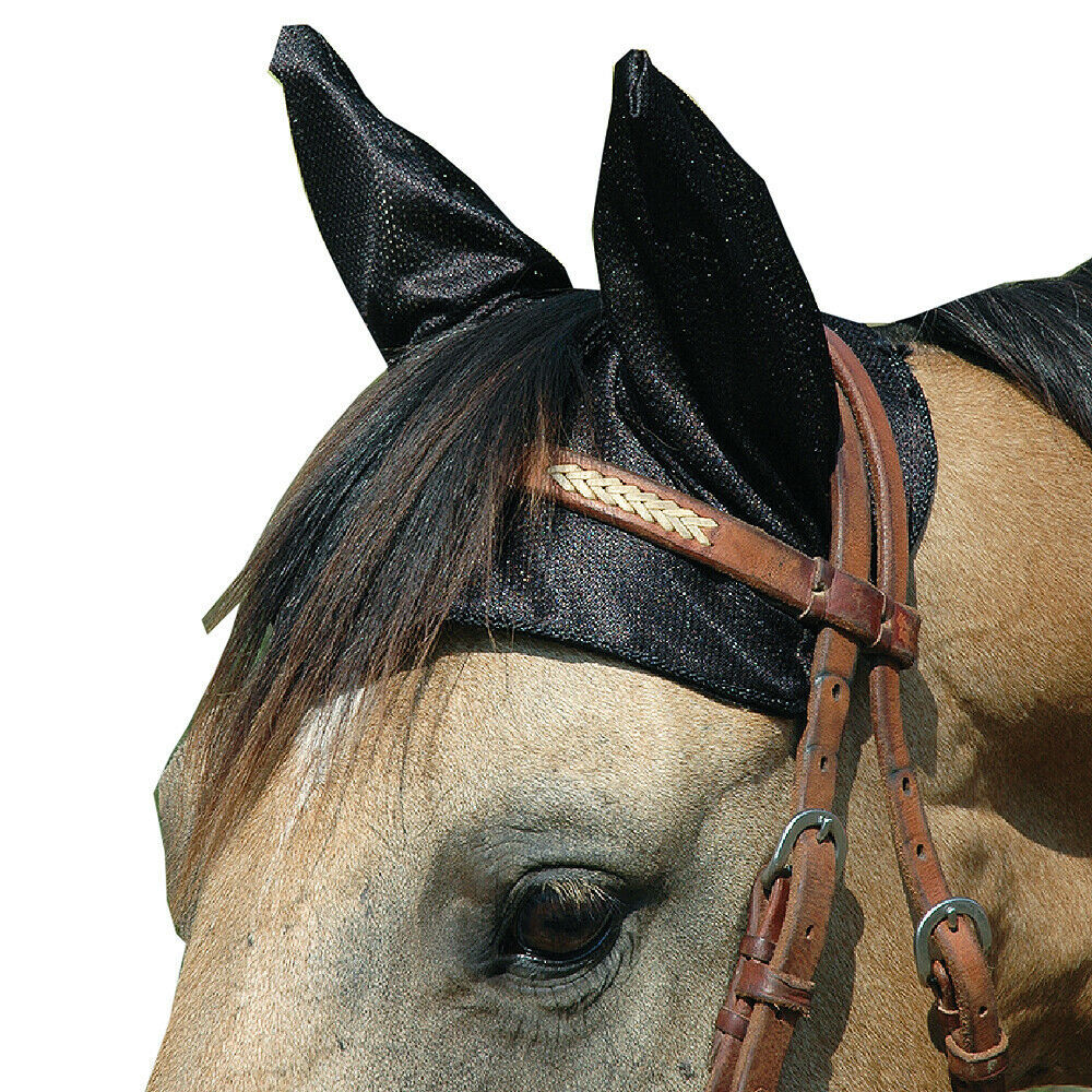 Large Cashel Comfort Ears Horse Fly Protection Eliminate head Black ULAL Bridles, Headstalls