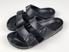 Birkenstock Arizona EVA Sandals Foam All Black Size 39 250 L8 M6 USA Size 8 - $34.64