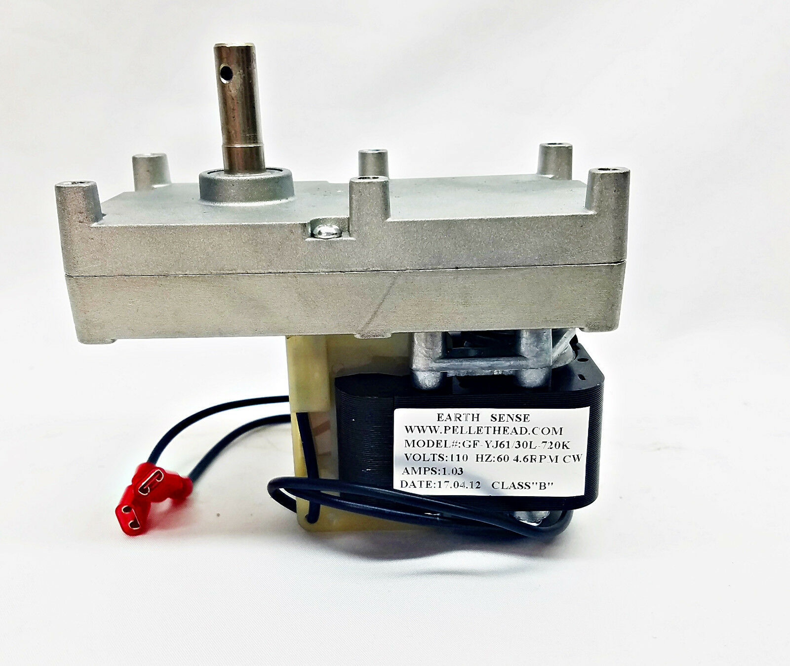 Criditpid C-E-010 4 RPM Clockwise Auger Motor Replacement For Breckwell Pellet Stoves (P23, P24, P2000, Etc.)