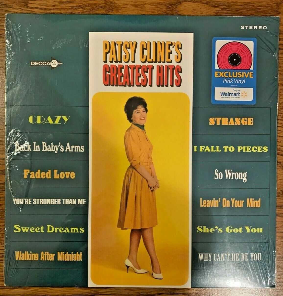 Patsy Cline Greatest Hits Limited Edition Exclusive Pink Colored Vinyl ...