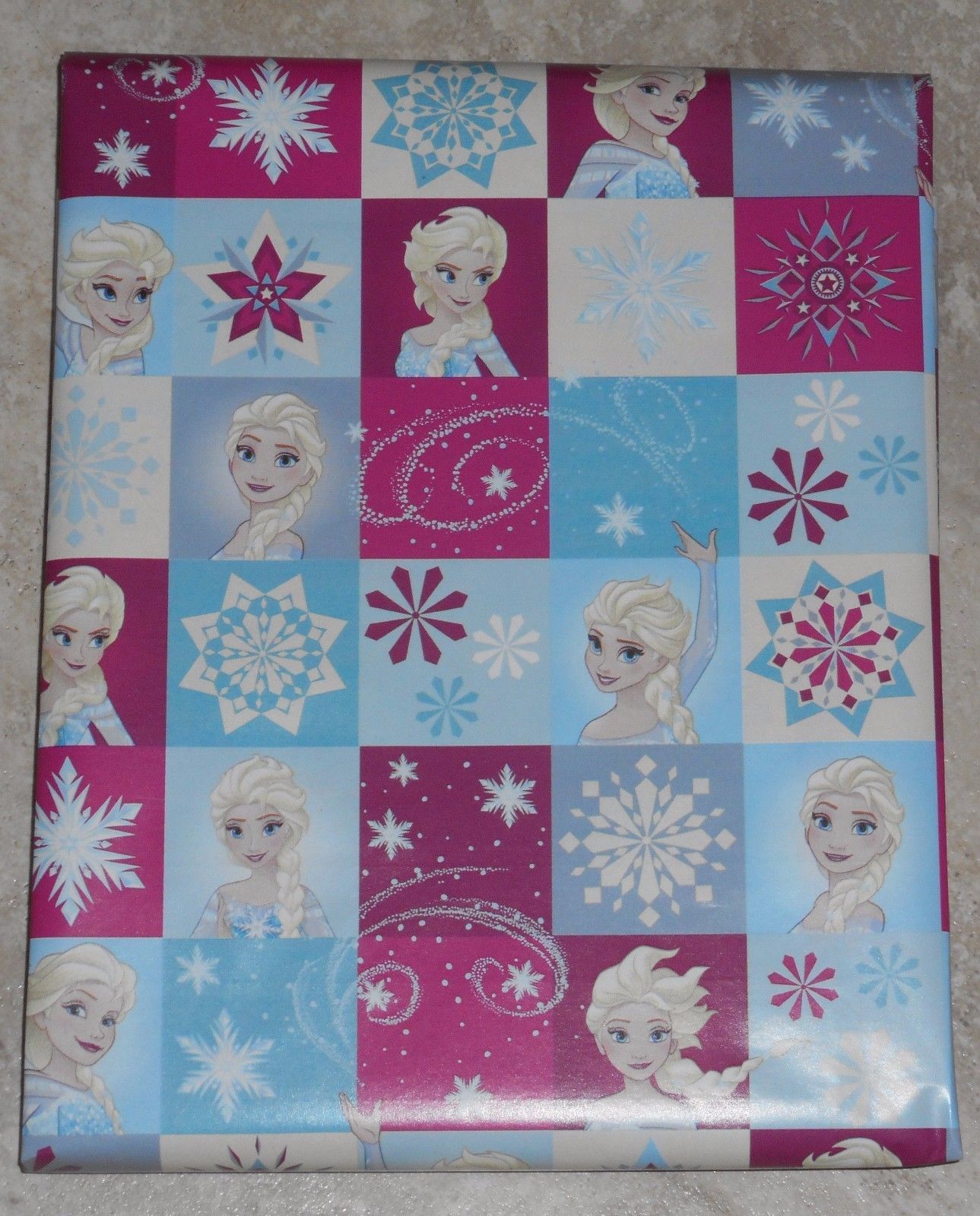 DISNEY PRINCESS FROZEN CHRISTMAS WRAPPING PAPER 20 SQ FT