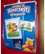 Disney Baby Craft Kit Winnie The Pooh Soft Storybook Set Fabric Panel Ba... - $18.99