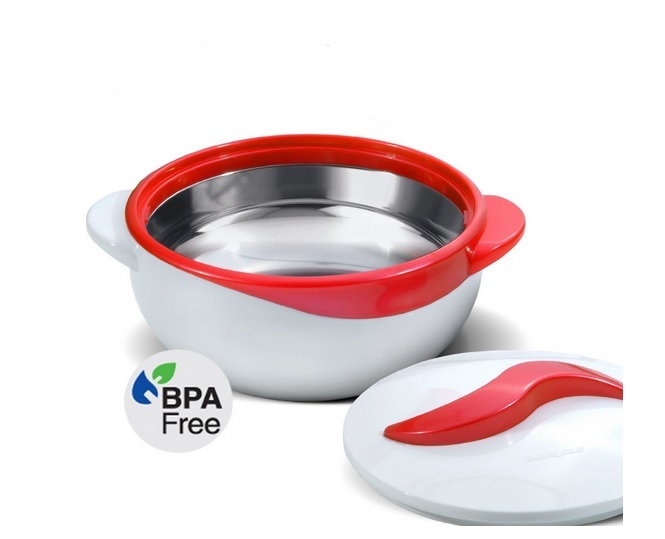 Serving Bowl Set 3 Pc Thermo Dish Bowls Casseroles w/ Lids Keep Hot