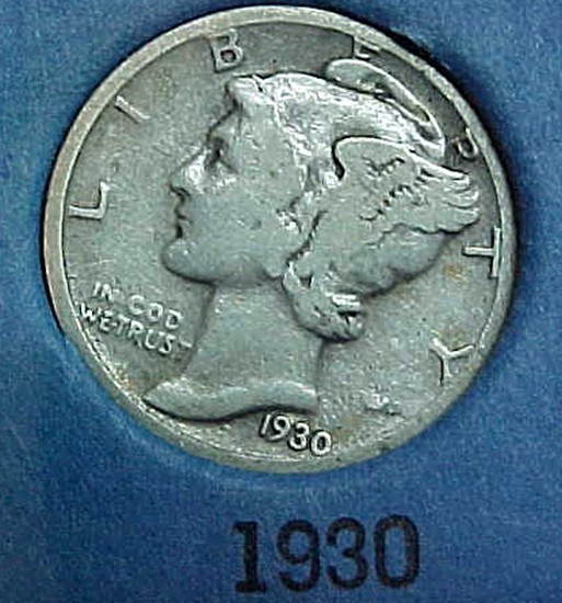 Primary image for Mercury Dime 1930 VG