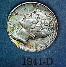 Mercury Dime 1941-D XF - $7.00