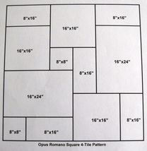 #5006K SUPPLY KIT w12 DRIVEWAY PAVER MOLDS MAKES 100s OPUS ROMANO PATTERN PAVERS image 6