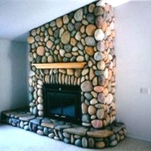 #OOR-03 River Rock Moulds (12) Make 100s Of Cement Stones For Fireplaces & Walls image 4