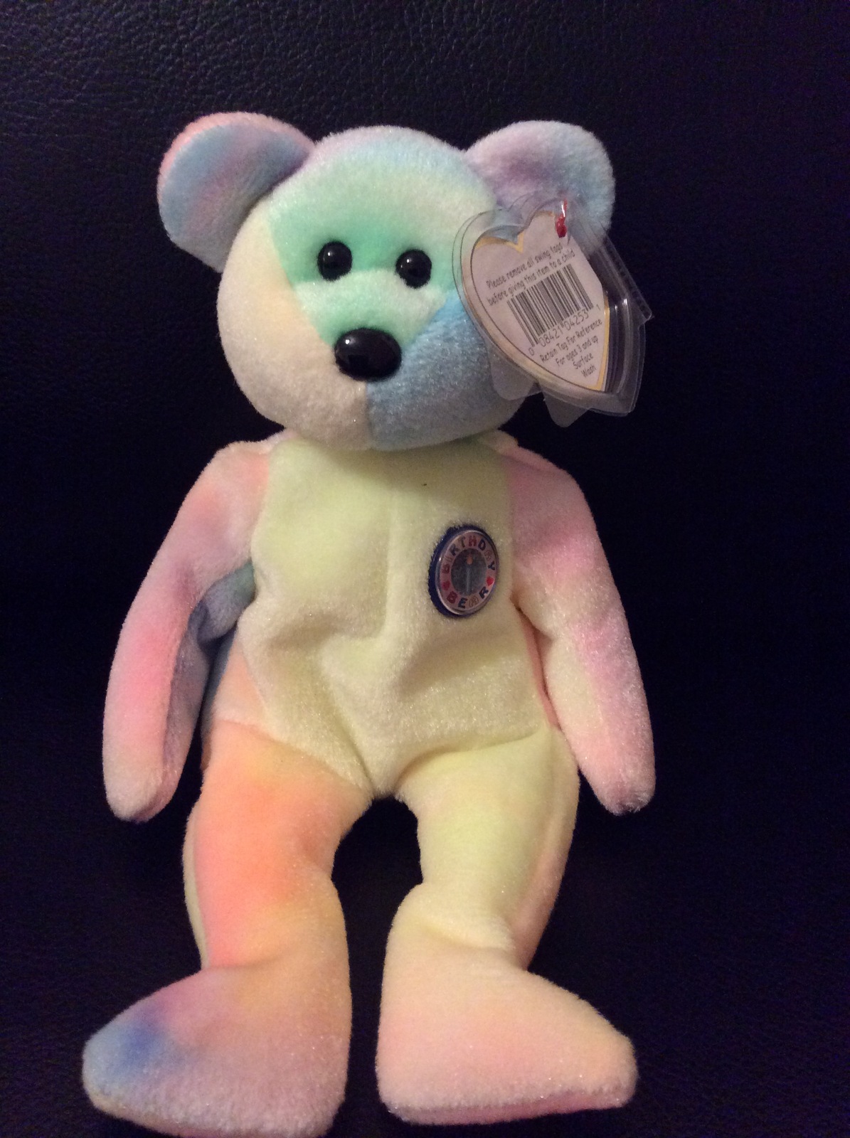 1999 holiday bear beanie baby value