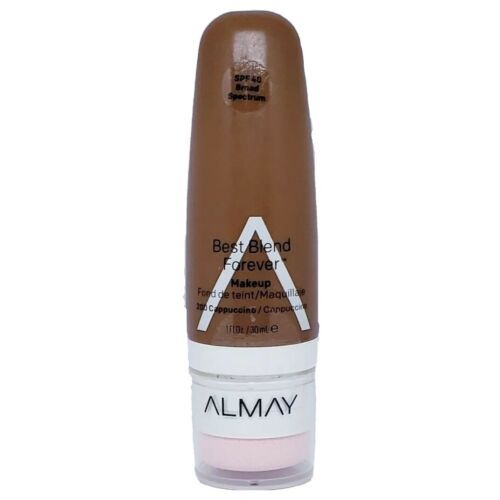 Primary image for Almay Best Blend Forever Foundation Makeup SPF 40 - 200 Cappuccino 1 fl oz 