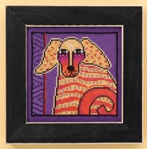 Goldie dog aida cross stitch kit Laurel Burch Mill Hill - $16.20
