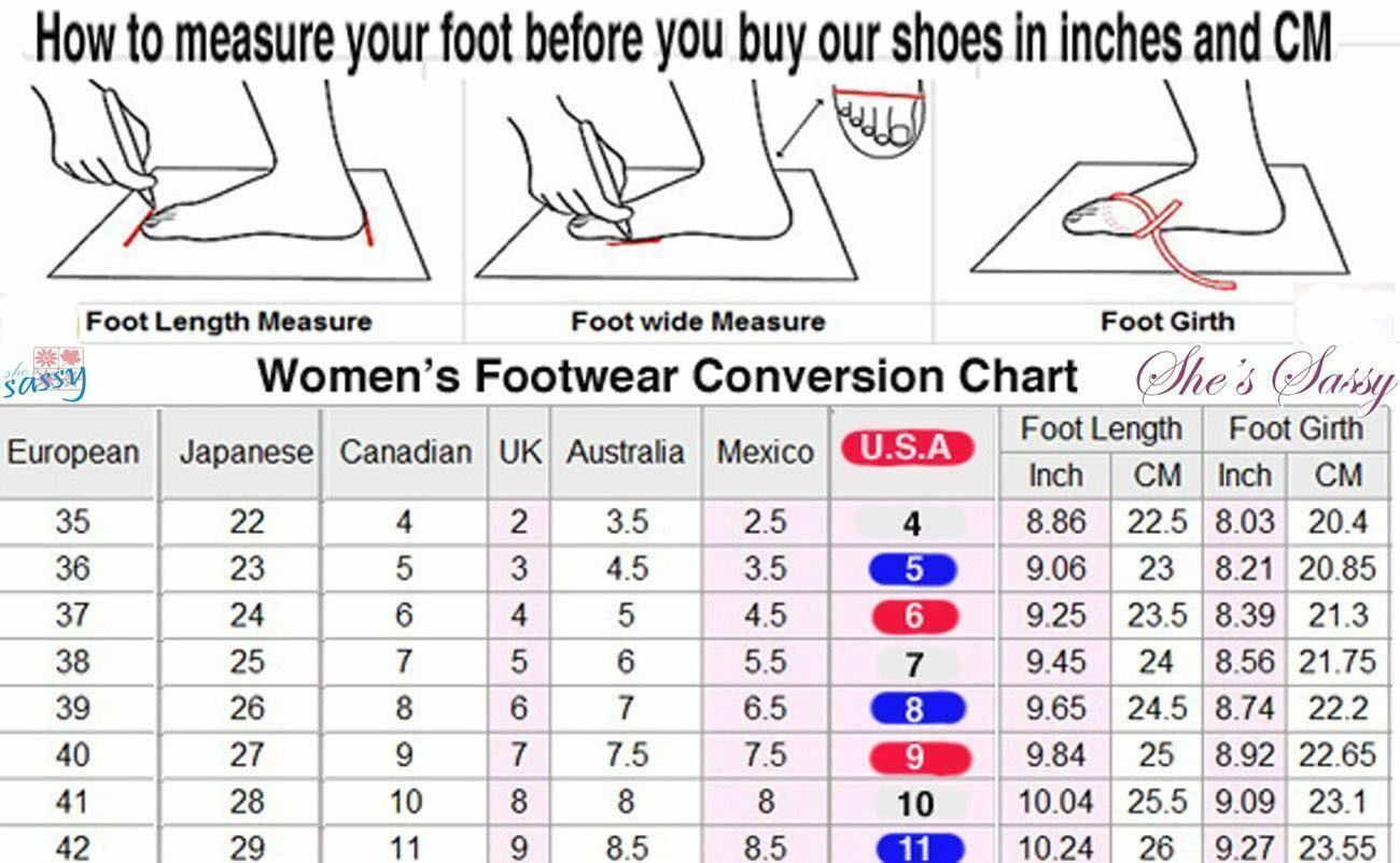 Sam Edelman Shoe Size Chart