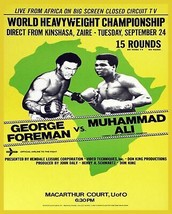 Decoration Poster.Home room art.Interior design.Boxing Fight Ali Foreman... - $13.86+