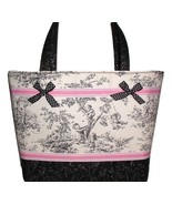 Black Diaper Bag With Pink Accents Baby Girl, Extra Large Pink Black Dia... - $100.00