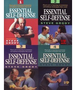4 DVD SET Essential Self-Defense by Steve Grody mma filipino martial art... - $79.95