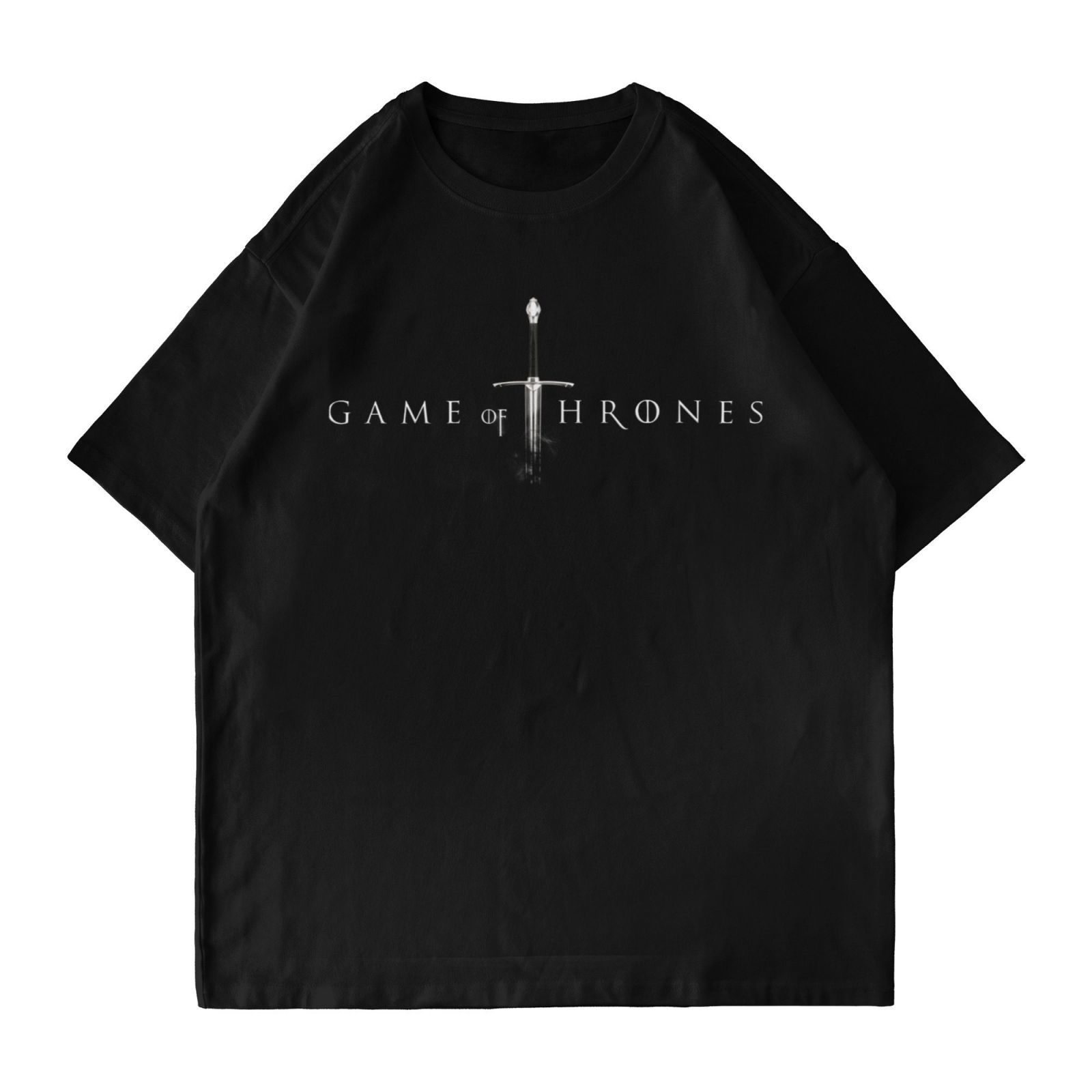 Men's House Of Targaryen T Shirts 300g Cotton Tops Tees Fashion Black Tshirt