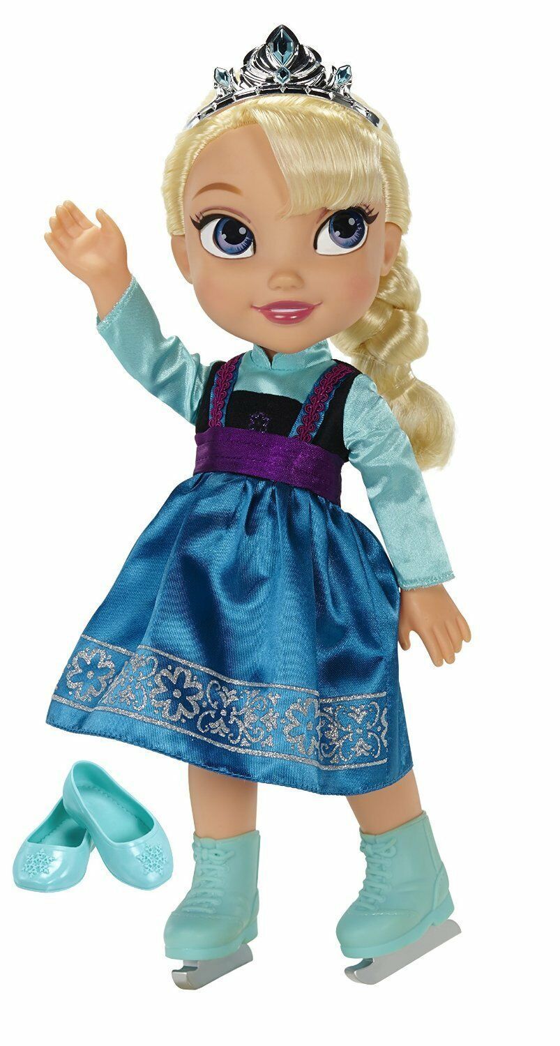 Princess Elsa Frozen Toddler 14 Ice Skating Doll, Disney, 3+Years