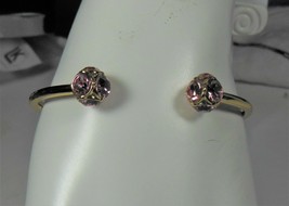 Kate Spade Time To Shine With Pink Rhinestones.  Bracelet Open Hinged - $19.79