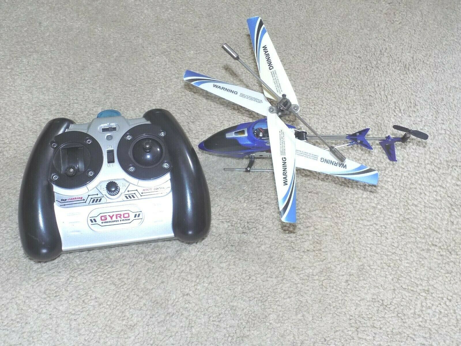 GYRO Gyroscopes System RC Helicopter w/Remote (No USB Cord) Helicopters