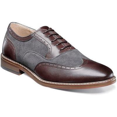 Handmade Men's Dura Wing Tip Leather & Suede Formal Shoes, los zapatos de cuero