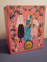 Barbie Vintage 1969 Pink Vinyl Barbie Doll Trunk Case Mattel - $42.56