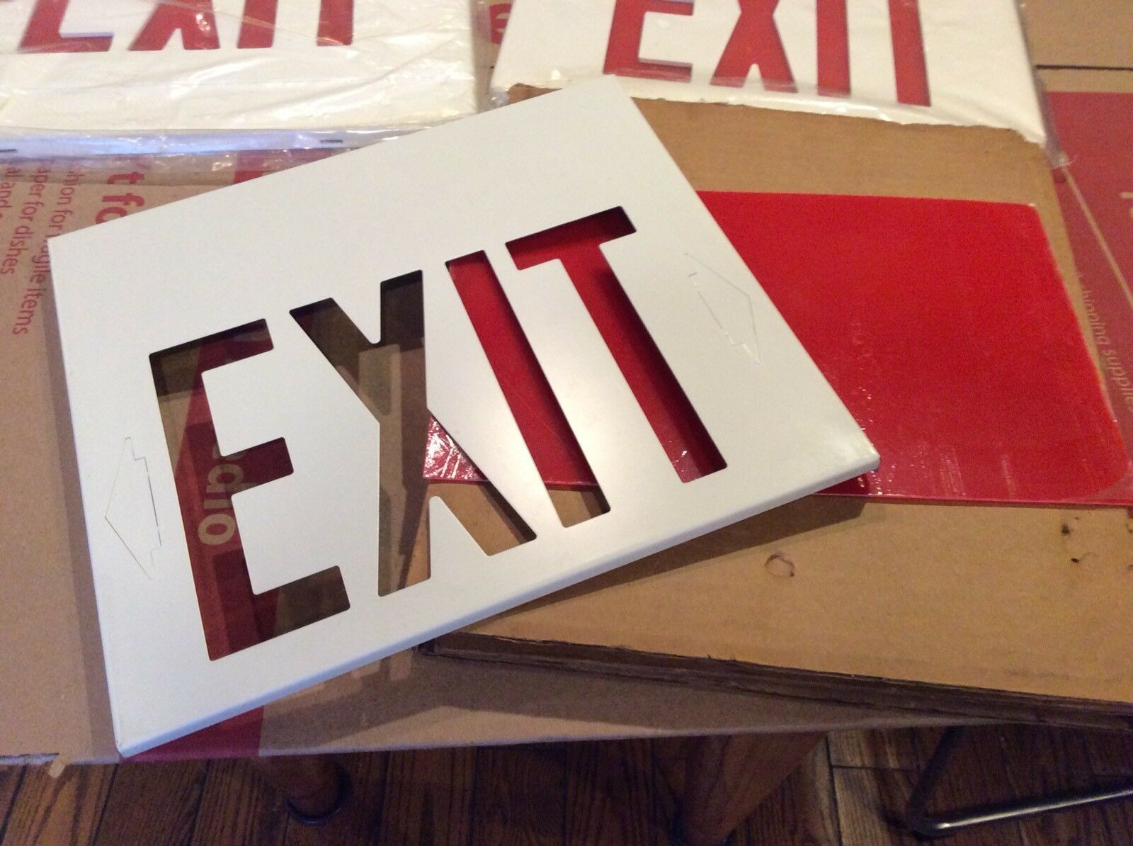 5 NEW Exit Replacement Covers 4 Plastic 1 Metal All 5 For One Price